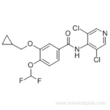 Benzamide,3-(cyclopropylmethoxy)-N-(3,5-dichloro-4-pyridinyl)-4-(difluoromethoxy)- CAS 162401-32-3